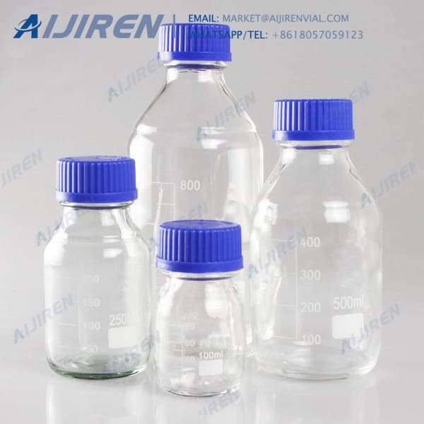 Laboratory Clear Chemical 1000ml media glass bottle-Reagent 